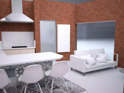 Appartement architecture Free 3D model