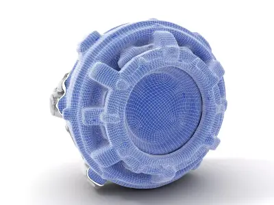 Futuristic Energy Core Model Pack Low-poly 3D model