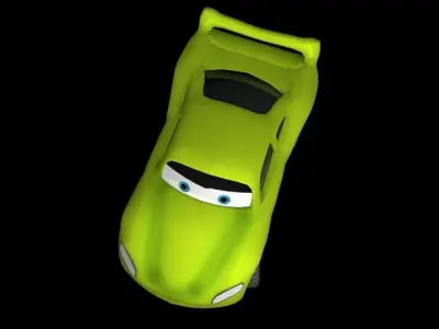 3d cartoon car Low-poly 3D model by itsinnovare
