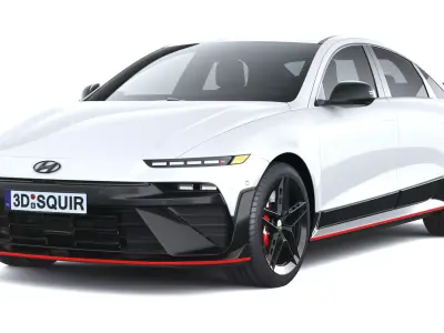 Hyundai Ioniq 6 N 2026 3D model