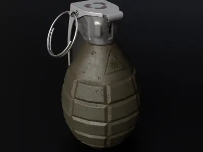 Grendade  Free low-poly 3D model