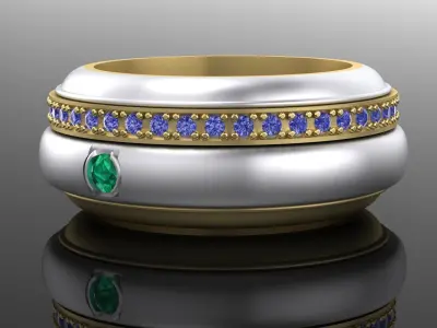 moving ring  3D print model