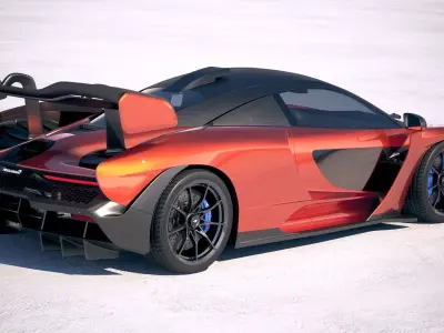 McLaren Senna 2019 3D model