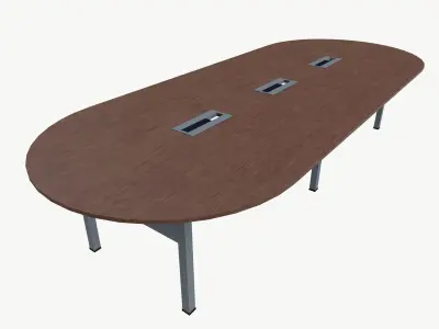 Conference Table Low-poly 3D model