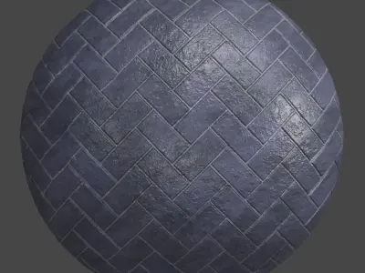 Materials 4- Brick Tiles PBR Texture