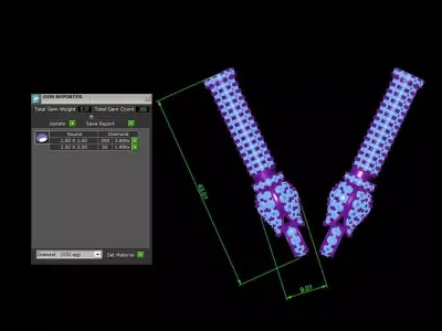 Lotus Flower Necklace 3D print model