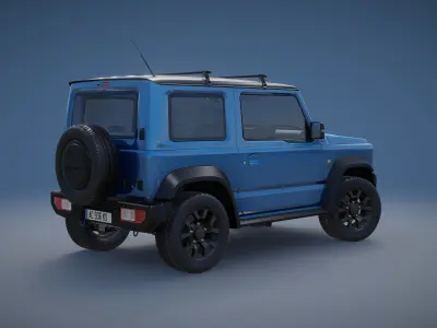 Suzuki Jimny - 2018 model 3D model