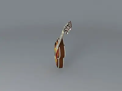 Stomberg Master 400 guitar Free 3D model