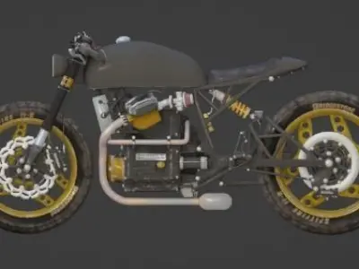 BIKE RIGGED 3D model