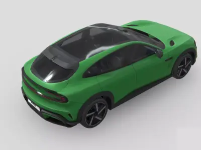 Low Poly Car - Xiaomi YU7 2025 Low-poly 3D model