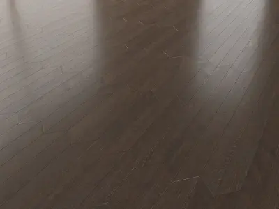 Parquet Oak Lawson Brushed set 6 3D model