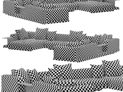 Connery Sofa By Minotti 3D model