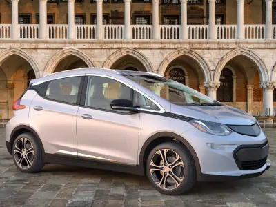 Electric Family Vehicle 2018 Generic Rigged 3D model