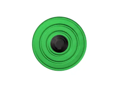 Medium voltage overhead power line Free 3D model