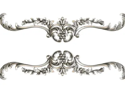 Classic carved 207 3D model