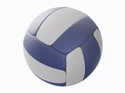 Volleyball Ball 02 Low-poly 3D model