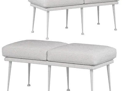 SIMPLY BENCH by artemest 3D model