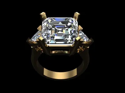 Graff Ring 3D print model