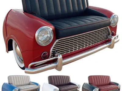 Car seat  3D model shop