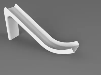 Car racing track 3D print model