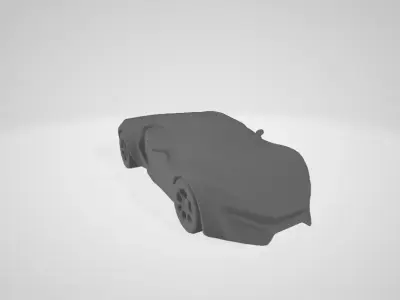 Lykan Hypersport 3D Model - High Quality PBR Textured  3D print model