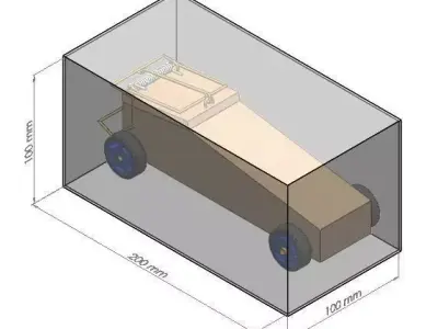 CO2 Car Free 3D model