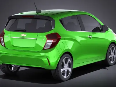 Chevrolet Spark CG 2016 VRAY 3D model