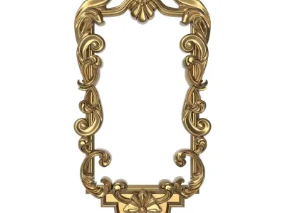 Carved Picture Frame 3D model 72