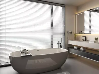 Bathroom 017 Low-poly 3D model