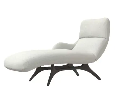  Holly Hunt Erica Chaise Lounge Vladimir Kagan 3D model