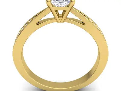 Engagement Ring  3D print model shop