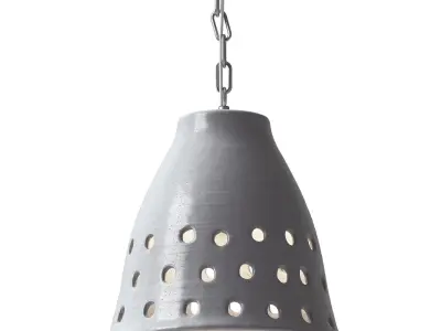 Porous pendant and Tapered Perforated pendant Jamie Young Co 3D model