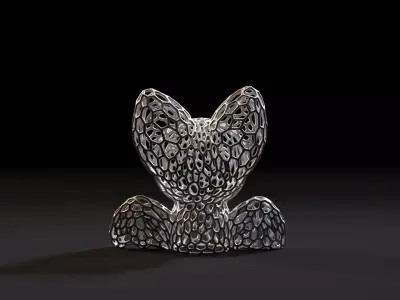 Bat Voronoi 3D print model
