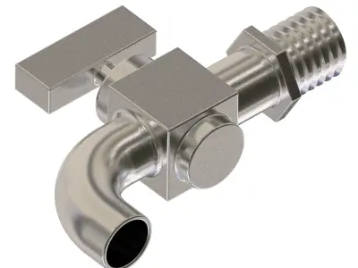 Exquisite Taper Faucet 3D print model