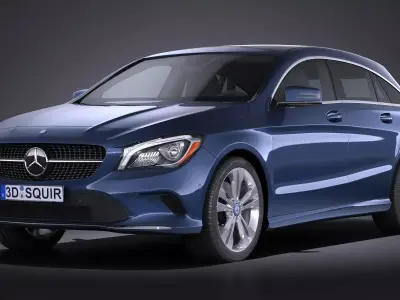 Mercedes-Benz CLA Shooting Brake 2017 3D model