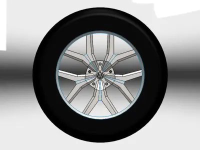 amarok volkswagen v6 3D model