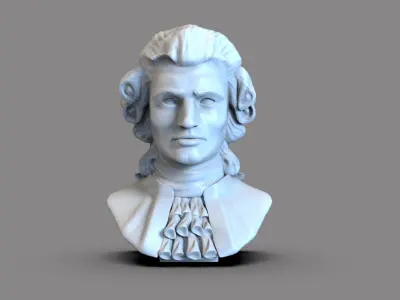 Mozart Bust 3D print model