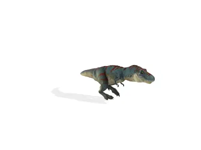 Rampaging T-Rex Ferocious Animated Dinosaur 3D Model 3D model