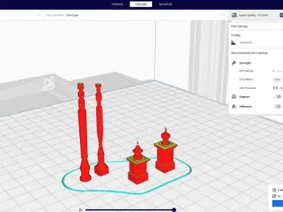 Pillar architecture 3D print model purchase