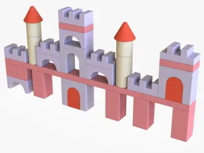 Castle Building Blocks 3D print model