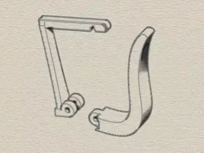earring back or earring clutch free 3dm stl Free 3D print model