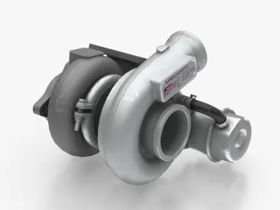 Turbocharger 3D model