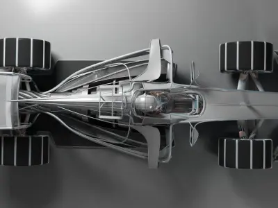 Formula 1 Car Concept 3D model