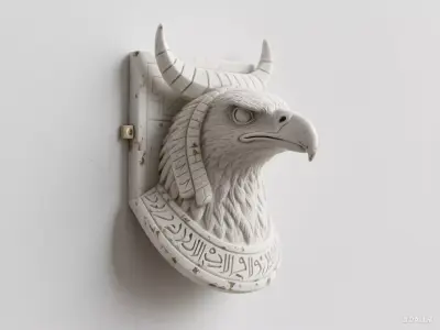 eagle 3D print model