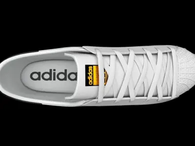 Adidas Superstar shoes 3D model
