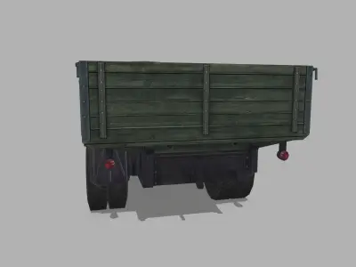 ZIL 130 Low-poly 3D model