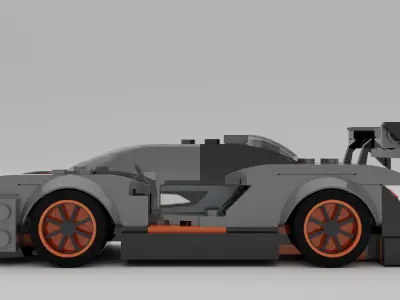 Lego Speed Champions McLaren Senna Low-poly 3D model