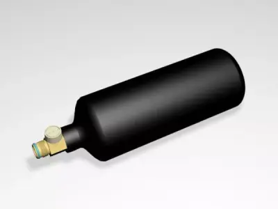 Paintball Co2 Tank 3D model