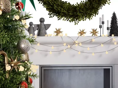 Christmas Trees - Happy New Year 3D model