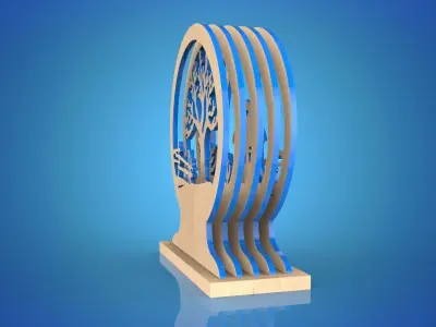 Decorative frame 3D model